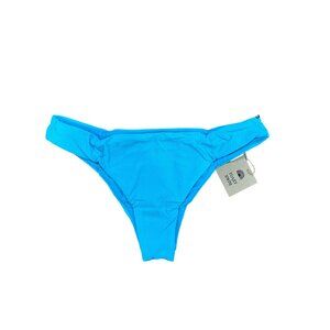 FREE PEOPLE X Toast Swim Women Signature Low Rise Hipster - Bottom Turquoise Sea